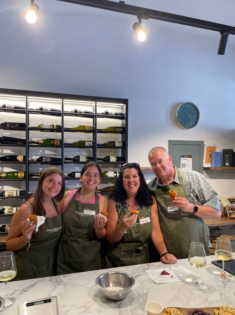 “Took a cooking class in Rome—left with arancini, wine, and another reason to write that cookbook no one asked for.”